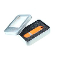Malá kovová krabička s okénkem na USB flash disky UDR106, UDR108 (BOX016)