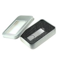 Malá kovová krabička s okénkem na USB flash disky UDM017, UDM004 (BOX016)