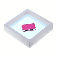 Univerzální fóliový rámeček, 9 x 9 cm, barva bílá (BOX026)