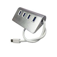 VYSOKORYCHLOSTNÍ DATOVÝ HUB SE 4 USB 3.0 PORTY, USB-C (Type-C) KONEKTOR