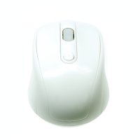 USB myš bezdrátová, bílá barva (MOU105)