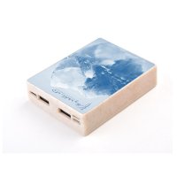 DUÁLNÍ POWER BANKA Z ROZLOŽITELNÉHO PLASTU S TVRZENÝM SKLEM, 5000 / 10000 MAH