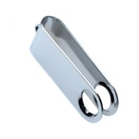 Kovová přezka k USB flash disku TWISTER UDM001, stříbrná