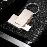 USB flash disk 3.0, 16GB, s TYPE-C konektorem, stříbrný (UDM1142C)
