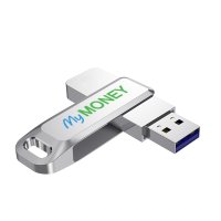 KOVOVÝ OTOČNÝ USB 3.1 FLASH DISK