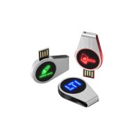 OTOČNÝ USB 2.0 / 3.0 FLASH DISK S LED LOGEM