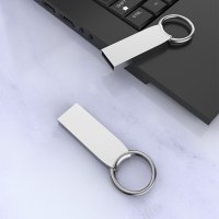 MINI KOVOVÝ USB 2.0 FLASH DISK S KROUŽKEM