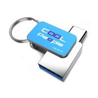 MINI USB 3.0 FLASH DISK S KONEKTORY USB A + TYPE-C, VLASTNÍ BARVY