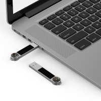KOVOVÝ USB 2.0 / 3.0 FLASH DISK S LED LOGEM A KOMPASEM