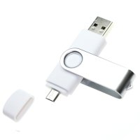 FLASH DISK S KONEKTORY MICRO USB + USB-A 2.0 NEBO 3.0