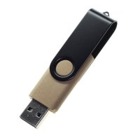 ECO (BIODEGRADABILNÍ) USB FLASH DISK TWISTER Z PŠENIČNÝCH NEBO KUKUŘIČNÝCH KLASŮ