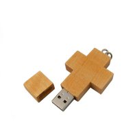 USB FLASH DISK DŘEVĚNÝ KŘÍŽ