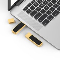 USB DISK S LED LOGEM, ROZLOŽITELNÝ MATERIÁL