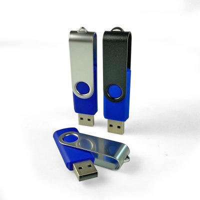 USB flash disk 2.0 TWISTER, 16 GB, modrá barva (UDM001)