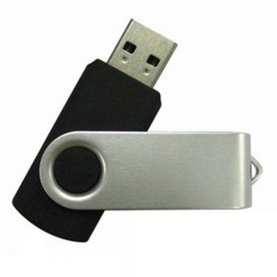 USB flash disk 2.0 TWISTER, 32 GB, černá barva (UDM001)