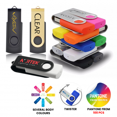 USB FLASH DISK 3.0/ 2.0 TWISTER